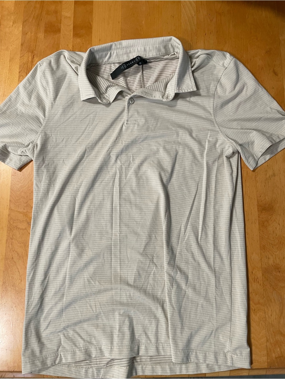 Lululemon men’s Stripe Polo Shirt